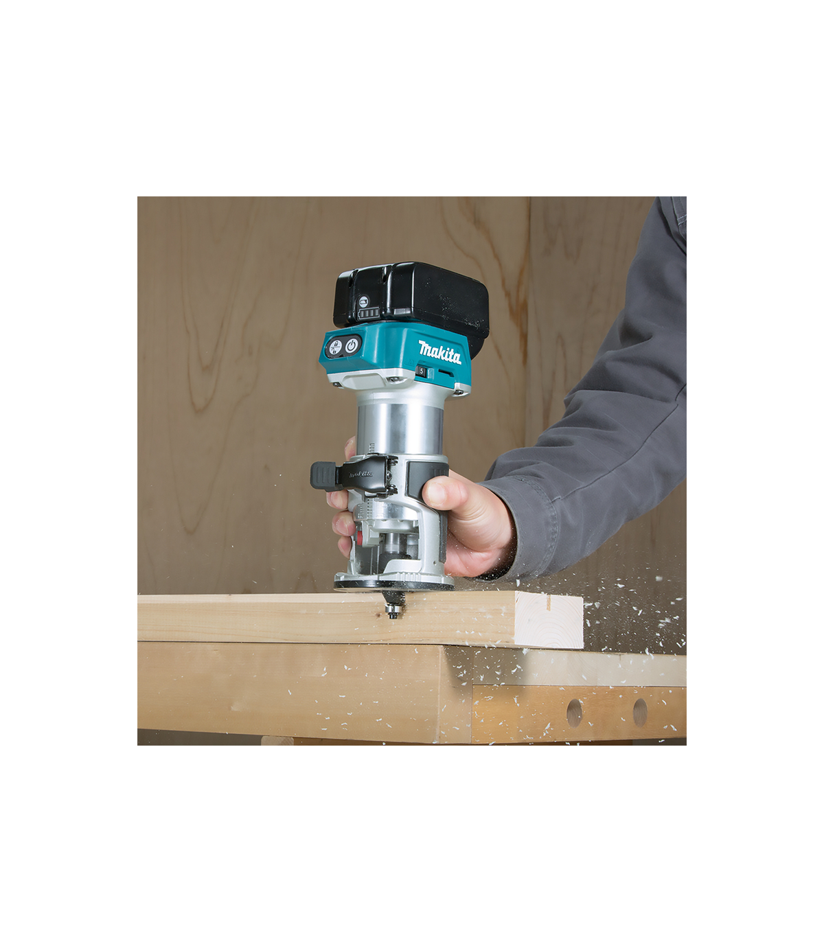 Défonceuse-affleureuse 18V DRT50ZJX3 MAKITA