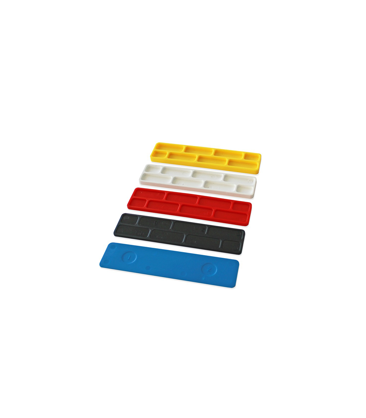 Cales plates rouges 100x24 mm EDMA x1000 pcs