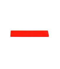 Cales plates rouges 100x24 mm EDMA x1000 pcs