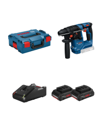 Perforateur SDS Plus GBH 18V-18 + 2 batteries Procore 18V 4 Ah + 1 chargeur GAL 18V-40 BOSCH