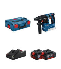 Perforateur SDS Plus GBH 18V-18 + 2 batteries GBA 18V 4 Ah + 1 chargeur GAL 18V-40 BOSCH