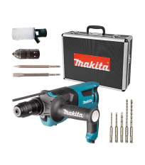 Perfo-burineur SDS-Plus 800W HR2630TX4 + Kit d'accessoires MAKITA
