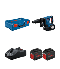 Perforateur SDS Max GSH 18V-5 + 2 batteries Procore 18V 12 Ah + 1 chargeur GAL 18V-160 BOSCH