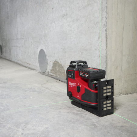 Laser 3 lignes vert 360° M12 A3PLO-0C MILWAUKEE