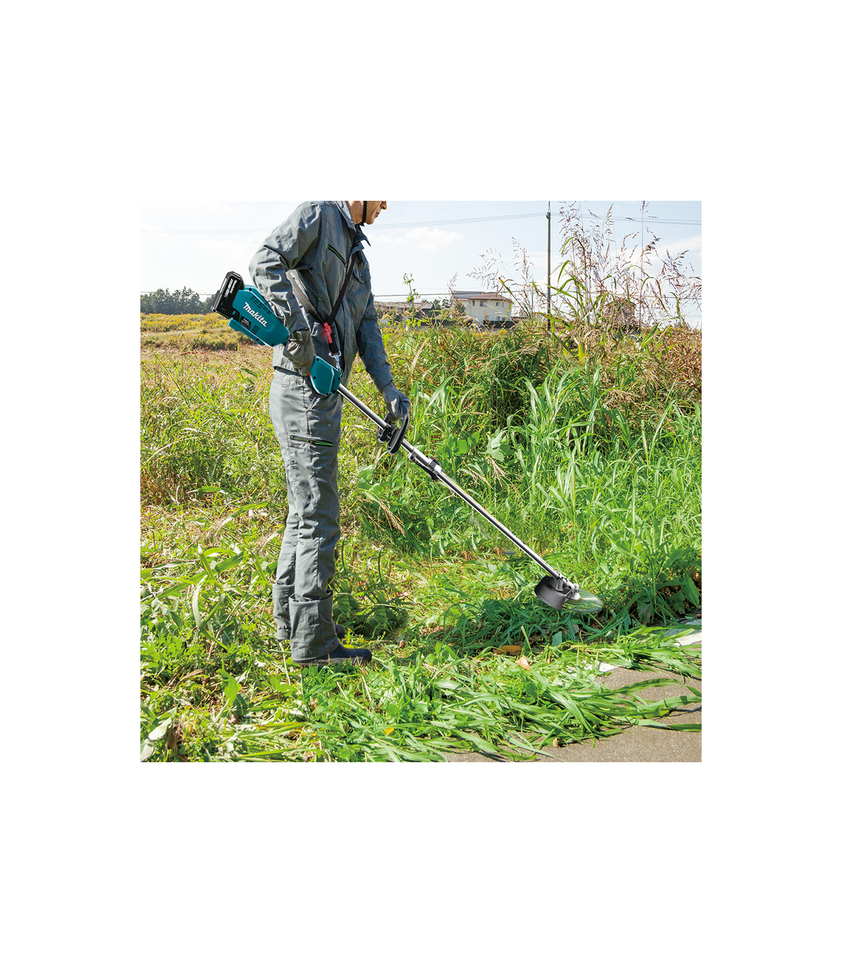 Outil manche multifonction LXT 18V + Tête de débrousailleuse EM408MP MAKITA