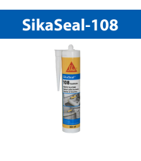 Mastic silicone sanitaire Sikaseal-108 transparent 300ml SIKA