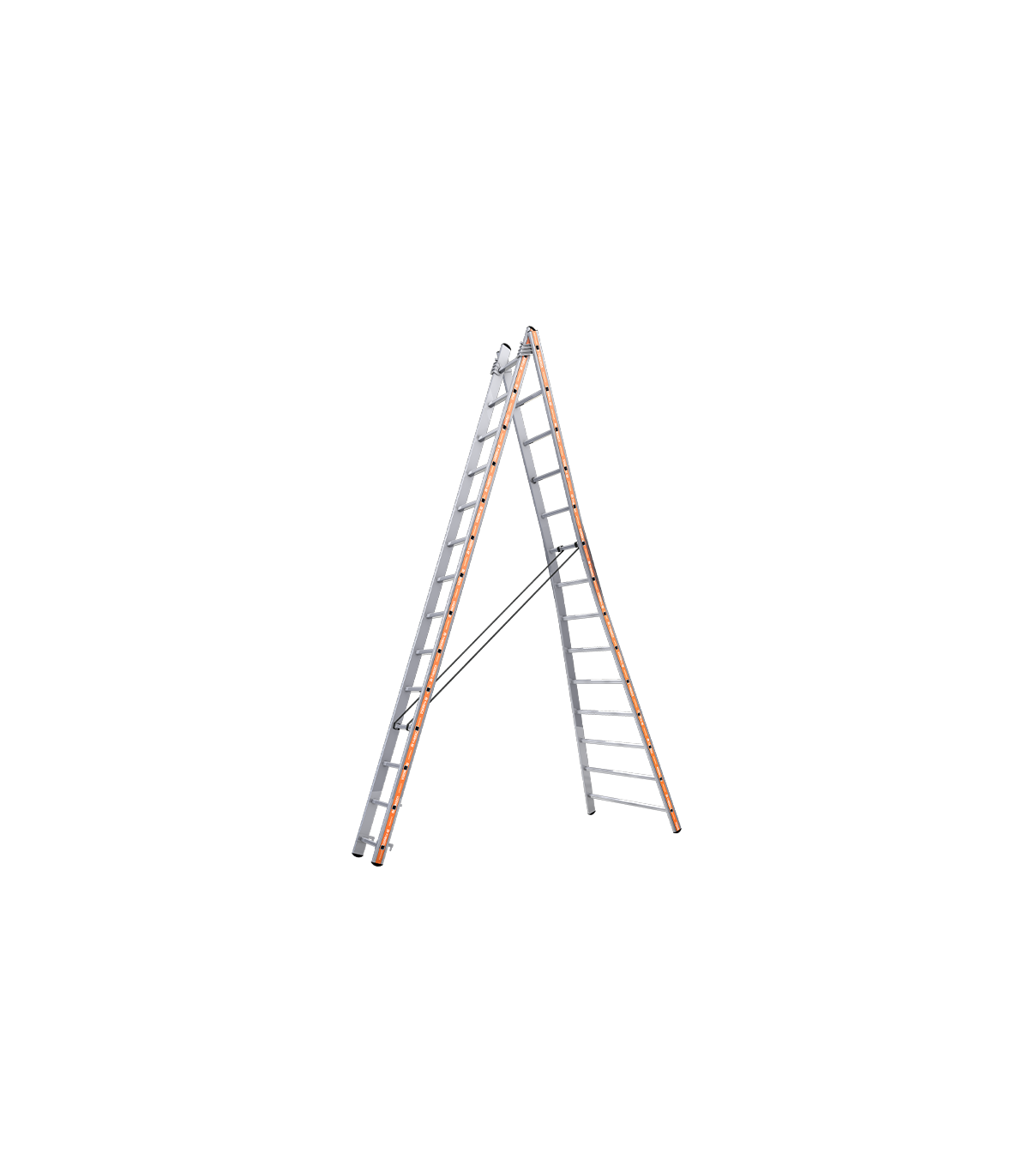 Échelle PRONOR transformable 2 plans 4.7 m Aluminium TUBESCA-COMABI