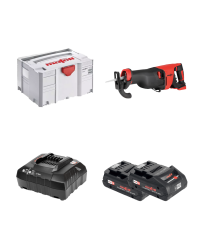 Scie sabre 18V RS 32-18 + 2 batterie 18V 4 Ah + 1 chargeur 18V Powerstation APS M MAFELL