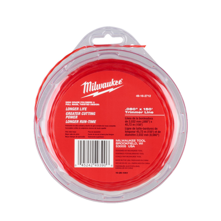 Fil pour coupe bordures 2mm x 45M MILWAUKEE