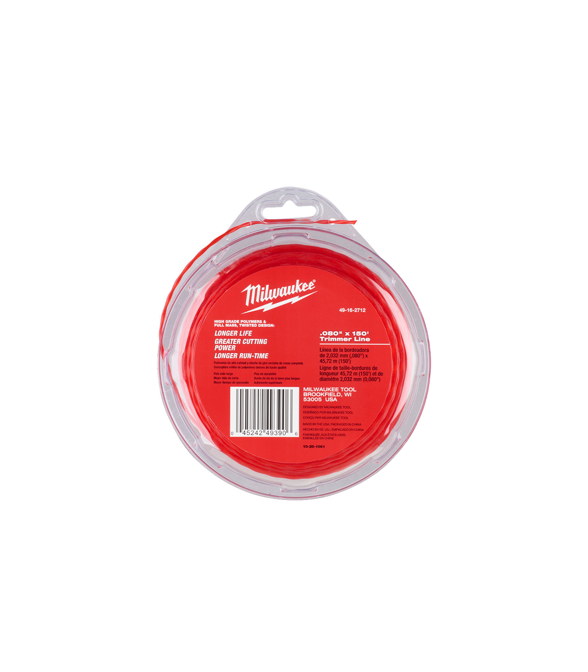 Fil pour coupe bordures 2mm x 45M MILWAUKEE