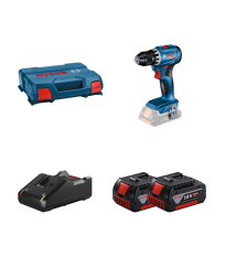 Perceuse-visseuse GSR 18V-45 + 2 batteries GBA 18V 4 Ah + 1 chargeur GAL 18V-40 BOSCH