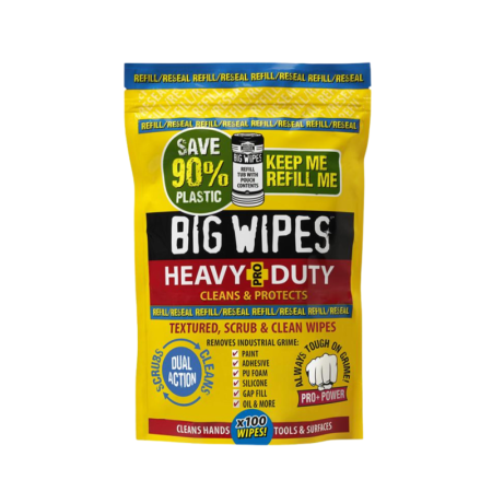 Recharge de 100 lingettes HEAVY DUTY BIG WIPES