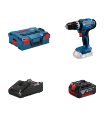 Perceuse-visseuse à percussion GSB 18V-25 BOSCH + 1 batterie GBA 18V 4 Ah + 1 chargeur GAL 18V-40 BOSCH