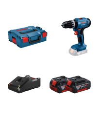 Perceuse-visseuse à percussion GSB 18V-25 BOSCH + 2 batterie GBA 18V 4 Ah + 1 chargeur GAL 18V-40 BOSCH