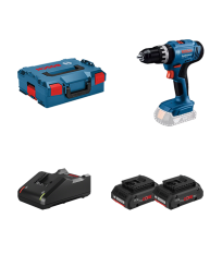 Perceuse-visseuse à percussion GSB 18V-25 BOSCH + 2 batteries Procore 18V 4 Ah + 1 chargeur GAL 18V-40 BOSCH