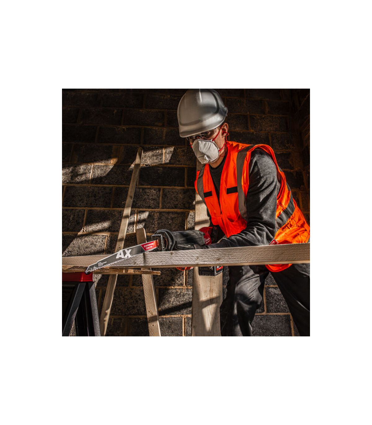 Lot de 5 lames de démolition AX Carbure TCT AX 150mm MILWAUKEE