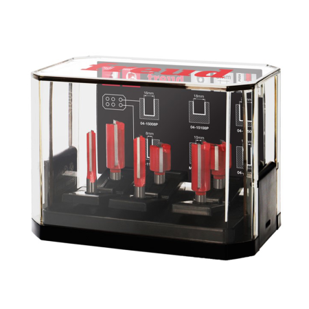 Coffret de 6 fraises droites 8 mm FREUD