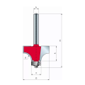 Fraise 8 mm pour arrondi convexe Ø 31.8 / h 17.5 FREUD