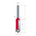 Fraise 8 mm à ébarber avec roulement supérieur Ø 9.53 / h 6.35 FREUD