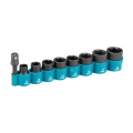 Assortiment de 8 adaptateurs de douilles 3/8" pour visseuse à chocs MAKITA