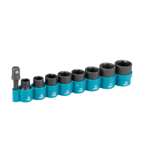 Assortiment de 8 adaptateurs de douilles 3/8" pour visseuse à chocs MAKITA
