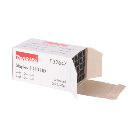 Agrafes 10mm x 10mm pour agrafeuses à batterie DST221Z MAKITA