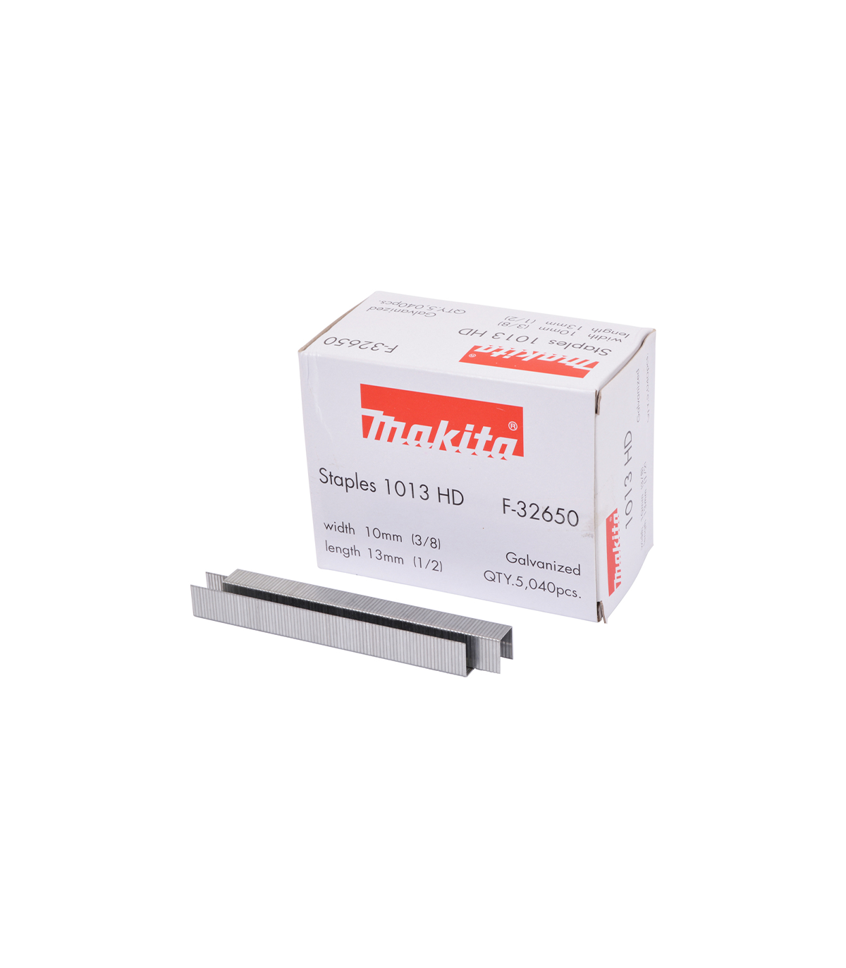 Lot de 5040 agrafes 13mm x 10mm pour agrafeuses à batterie DST221Z MAKITA