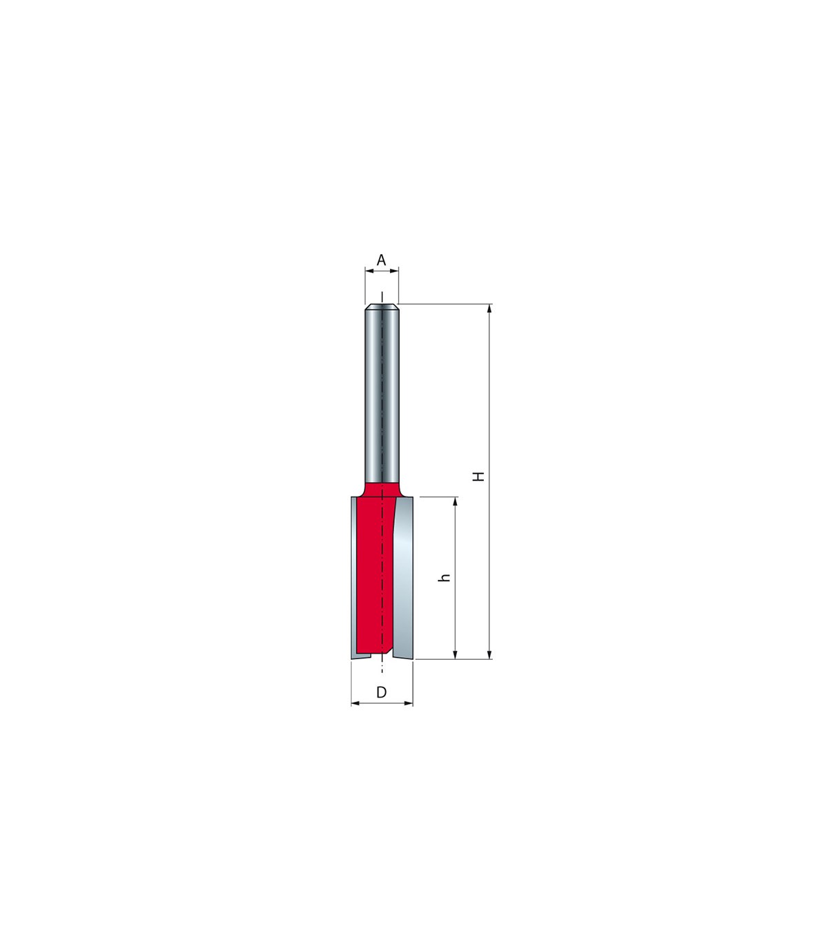 Fraise 8 mm droite FREUD
