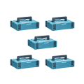 Pack de 5 coffrets MAKPAC Taille 1 MAKITA