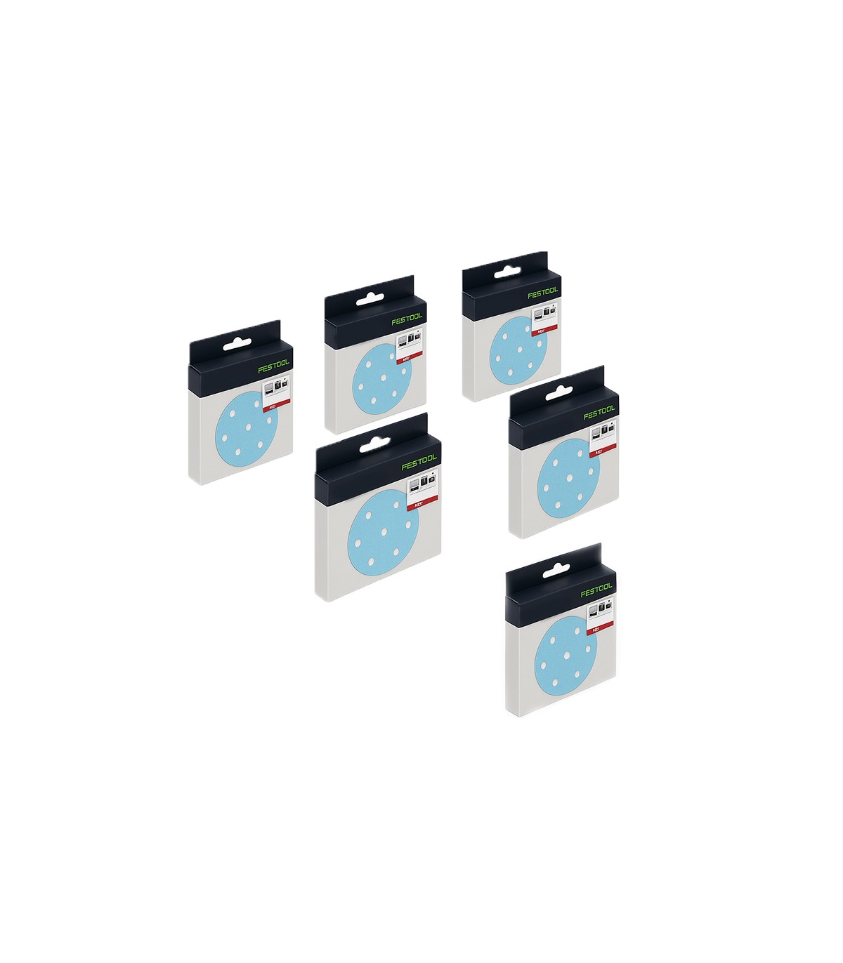 Pack de 60 abrasifs Granat D125 FESTOOL