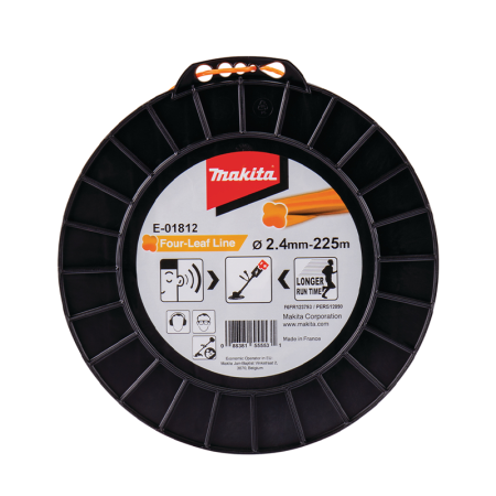 Fil nylon hélicoïdal Ø 2,4mm x 225 m MAKITA