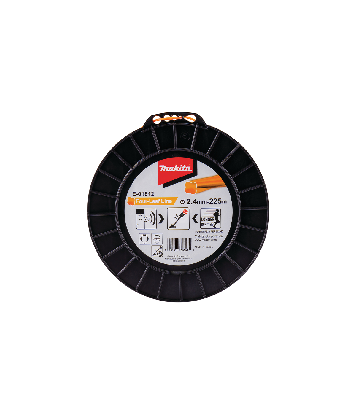 Fil nylon hélicoïdal Ø 2,4mm x 225 m MAKITA