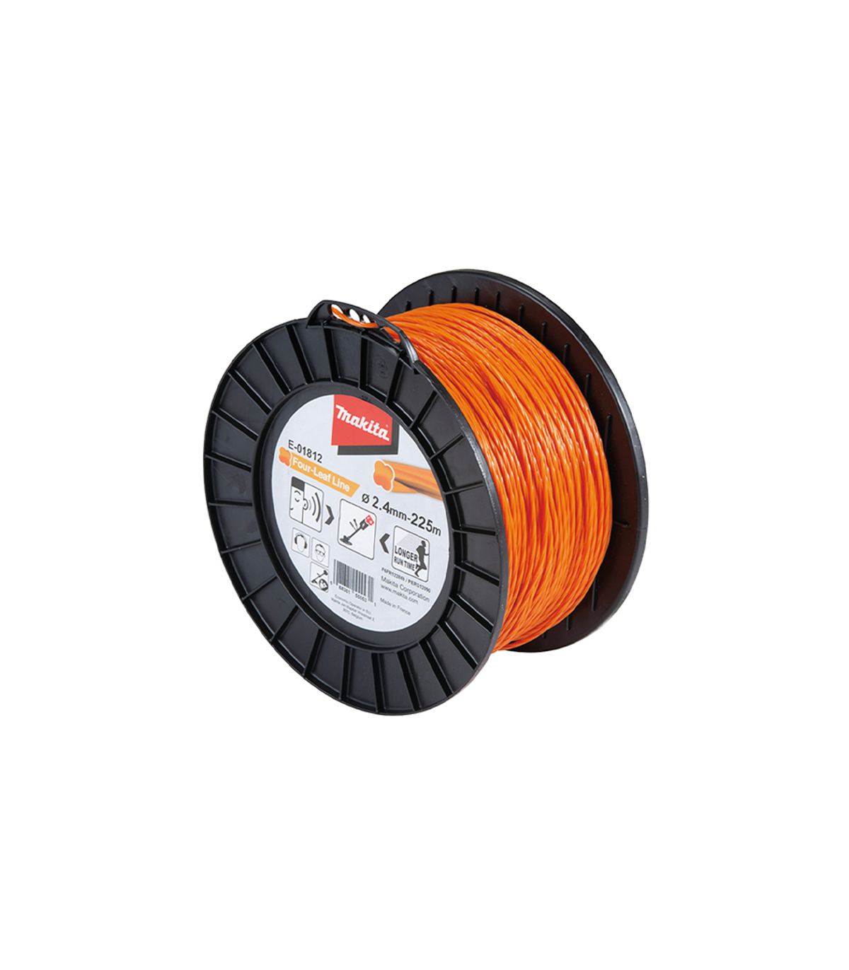 Fil nylon hélicoïdal Ø 2,4mm x 225 m MAKITA