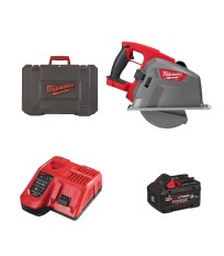 Scie circulaire Ø203 mm 18V M18 FMCS66-0C +1 batterie FB 8 Ah + M12-18 FC MILWAUKEE