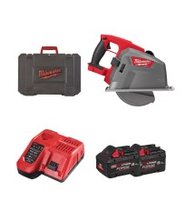 Scie circulaire Ø203 mm 18V M18 FMCS66-0C +2 batteries FB 8 Ah + 1 chargeur M12-18 FC MILWAUKEE