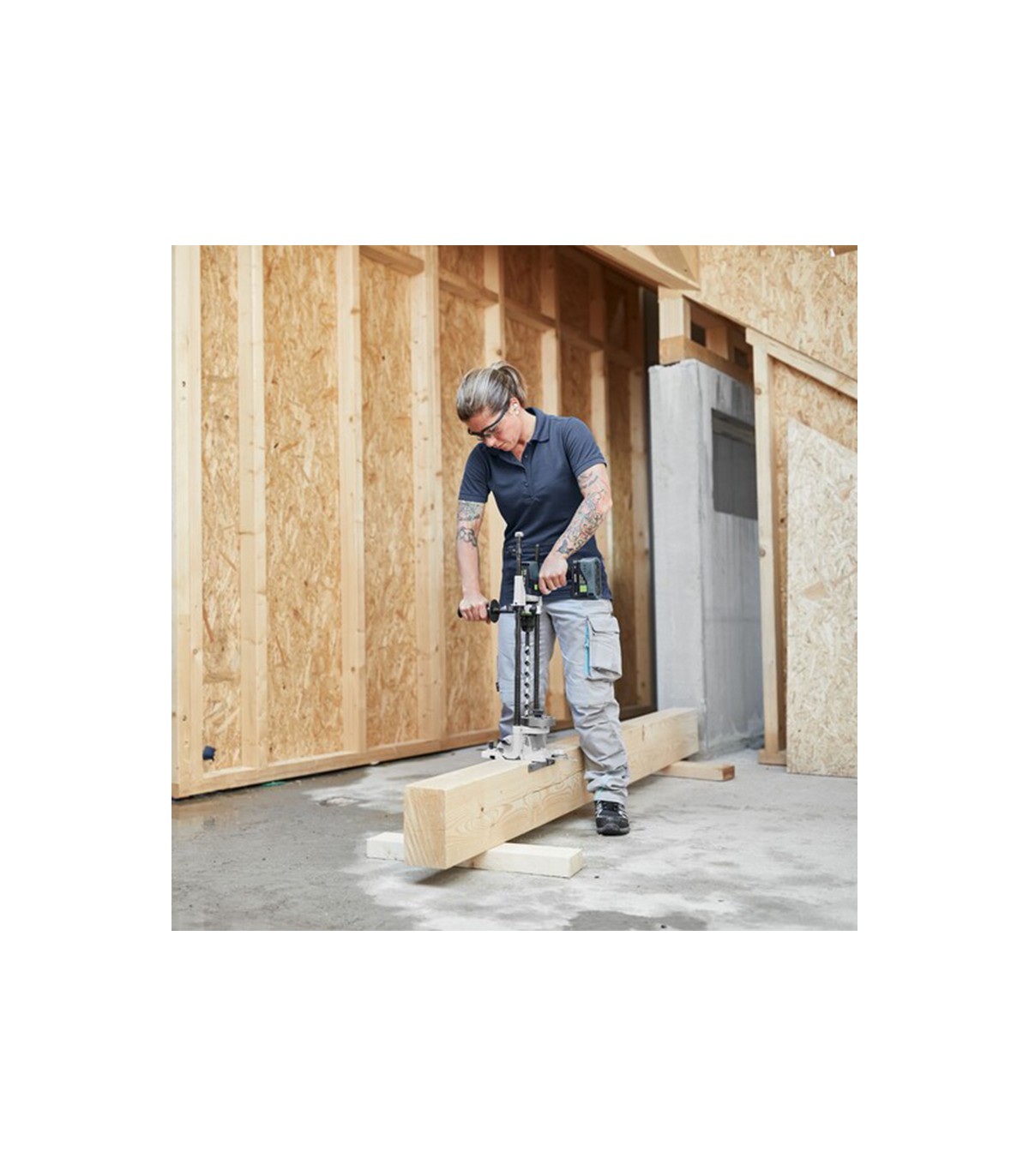 Dispositif de perçage pour charpente GD 320 FESTOOL