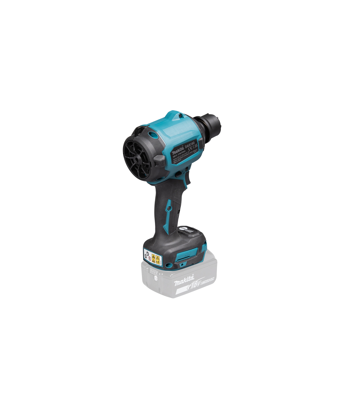 Souffleur à poussière 18V DAS180Z + 1 batterie BL1850B 18V 5 Ah + 1 chargeur rapide DC18RC MAKITA