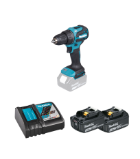 Perceuse-visseuse 18V DDF490Z + 2 batteries BL1830B 18V 3 Ah + chargeur rapide DC18RC MAKITA