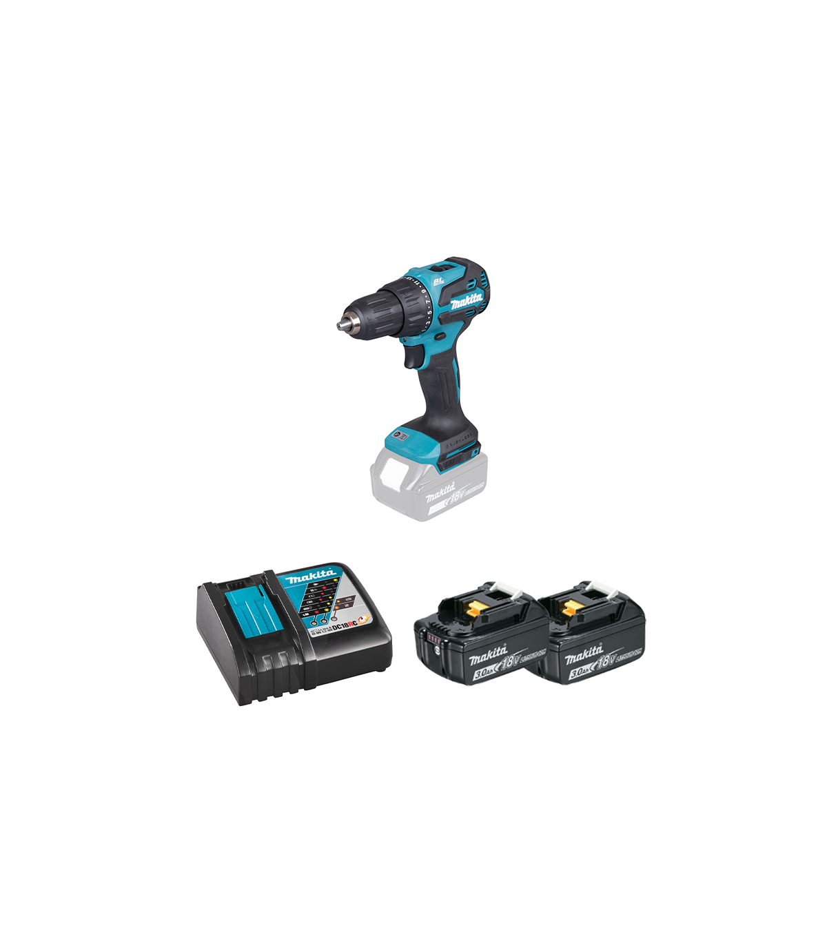 Perceuse-visseuse à percussion 18V DHP490Z MAKITA