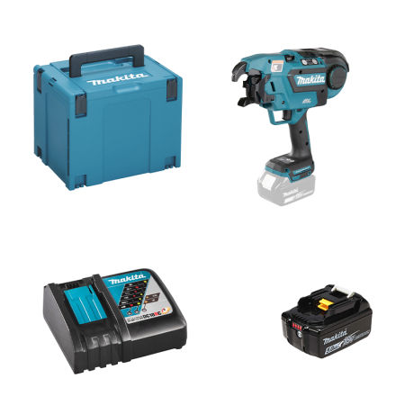 Ligatureuse 18V DTR180ZJ MAKITA + 1 batterie BL1850B 18V 5 Ah + 1 chargeur rapide DC18RC