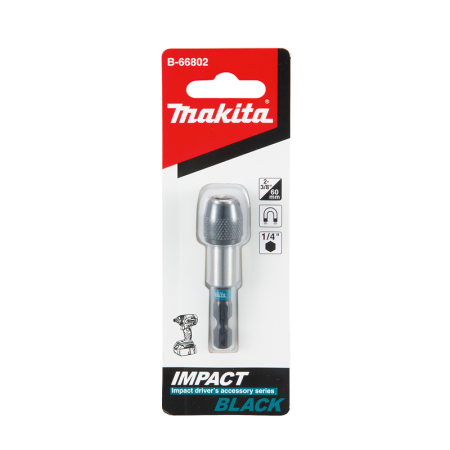 Porte embout 1/4" à verrouillage Impact Black MAKITA