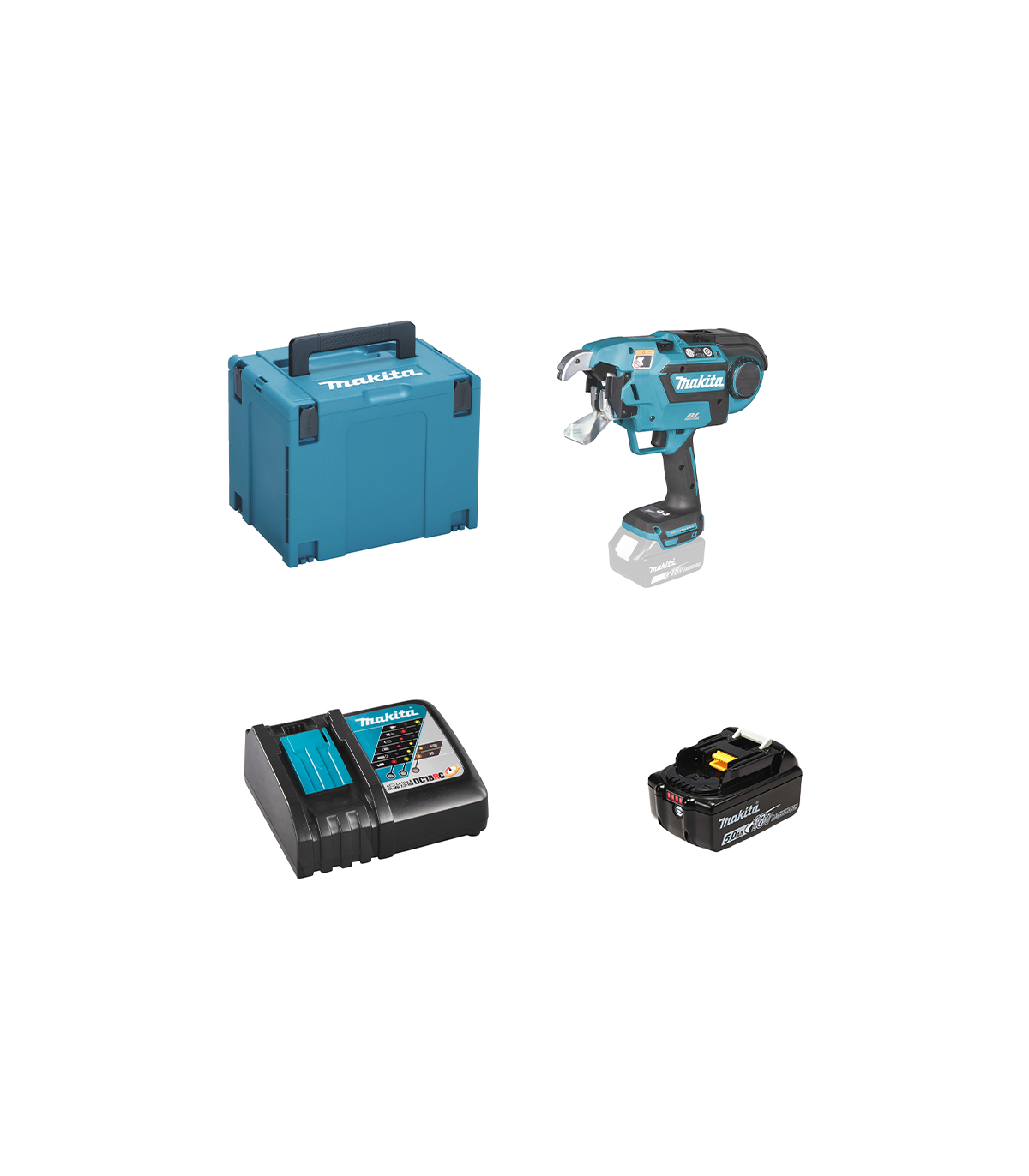Ligatureuse 18V DTR181ZJ + 1 batterie BL1850B 18V 5 Ah + 1 chargeur rapide DC18RC MAKITA