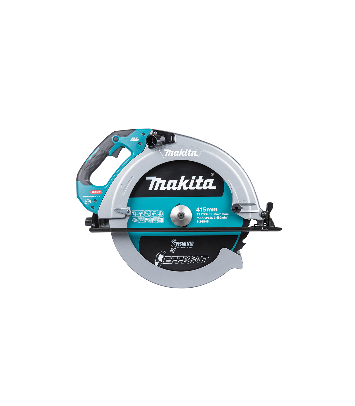 Scie circulaire 40V Ø415 mm HS013GZ + 1 batterie 40V 4 Ah + 1 chargeur rapide DC40RA MAKITA