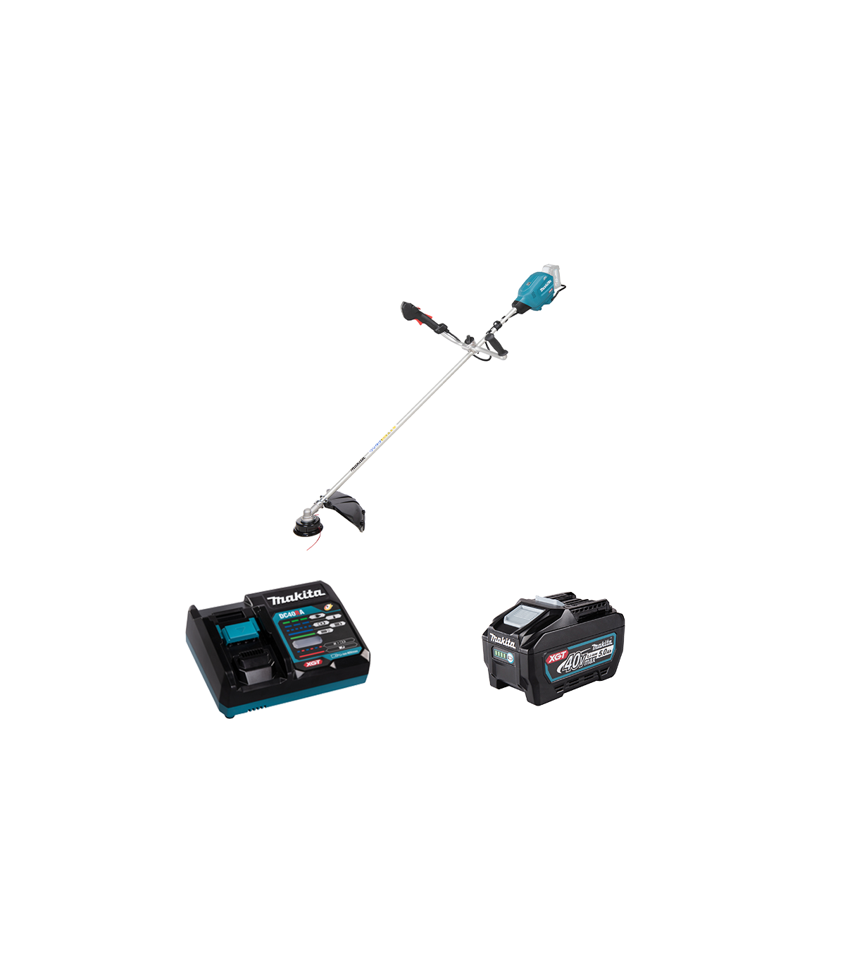 Débroussailleuse 40V 450mm UR013GZ01 + 1 batterie 40V 5 Ah + 1 chargeur rapide DC40RA MAKITA
