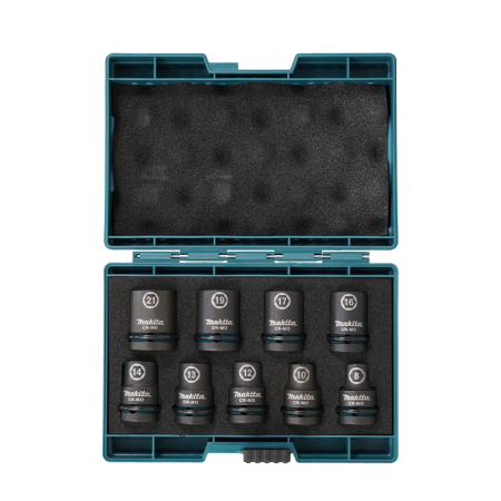 Coffret de 9 douilles 1/2" IMPACT BLACK MAKITA