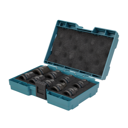 Coffret de 9 douilles 1/2" IMPACT BLACK MAKITA