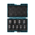 Coffret de 9 douilles 1/2" 8 à 24mm IMPACT BLACK MAKITA
