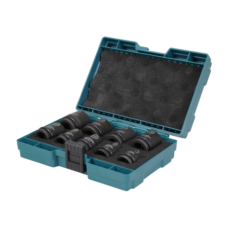 Coffret de 9 douilles 1/2" 8 à 24mm IMPACT BLACK MAKITA