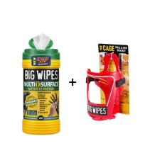 Boite de 80 lingettes multi surfaces + support BIG WIPES