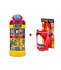 Boite de 100 lingettes HEAVY DUTY + support BIG WIPES